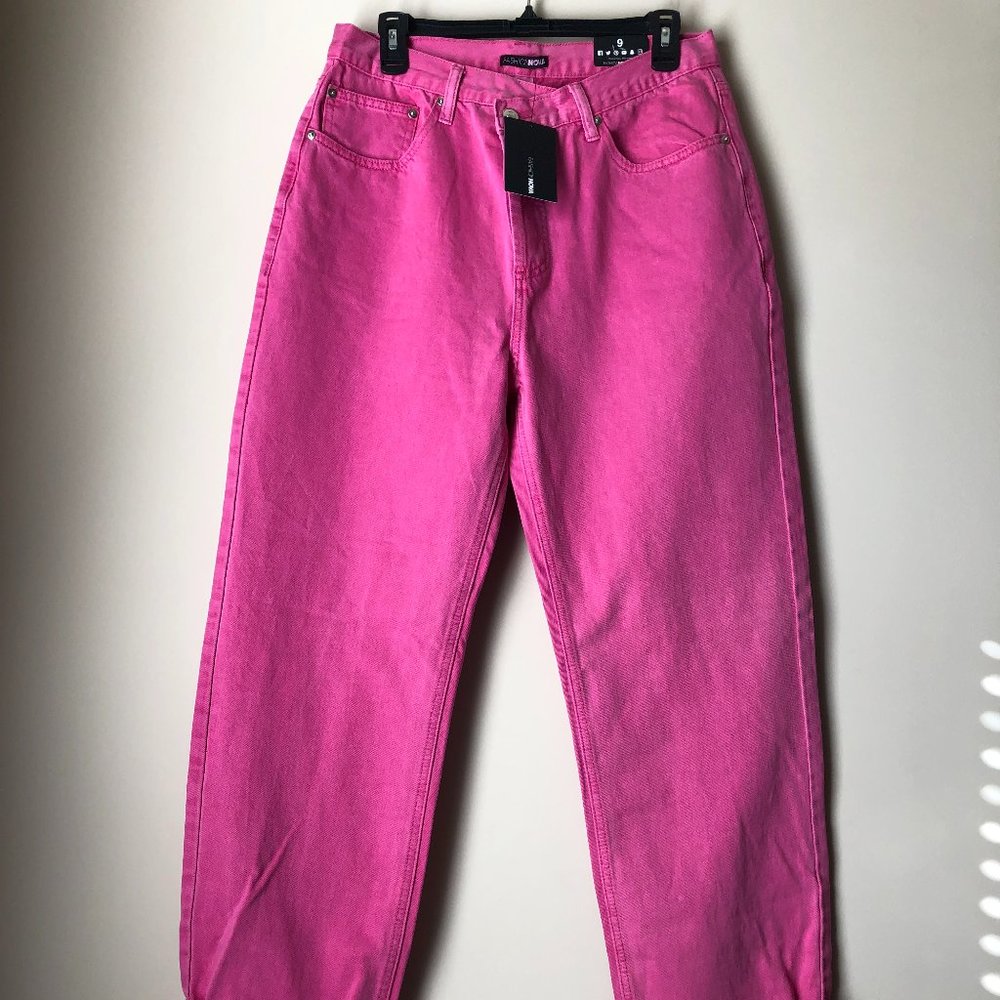 FASHION NOVA CROSS OVER COLOR JEANS